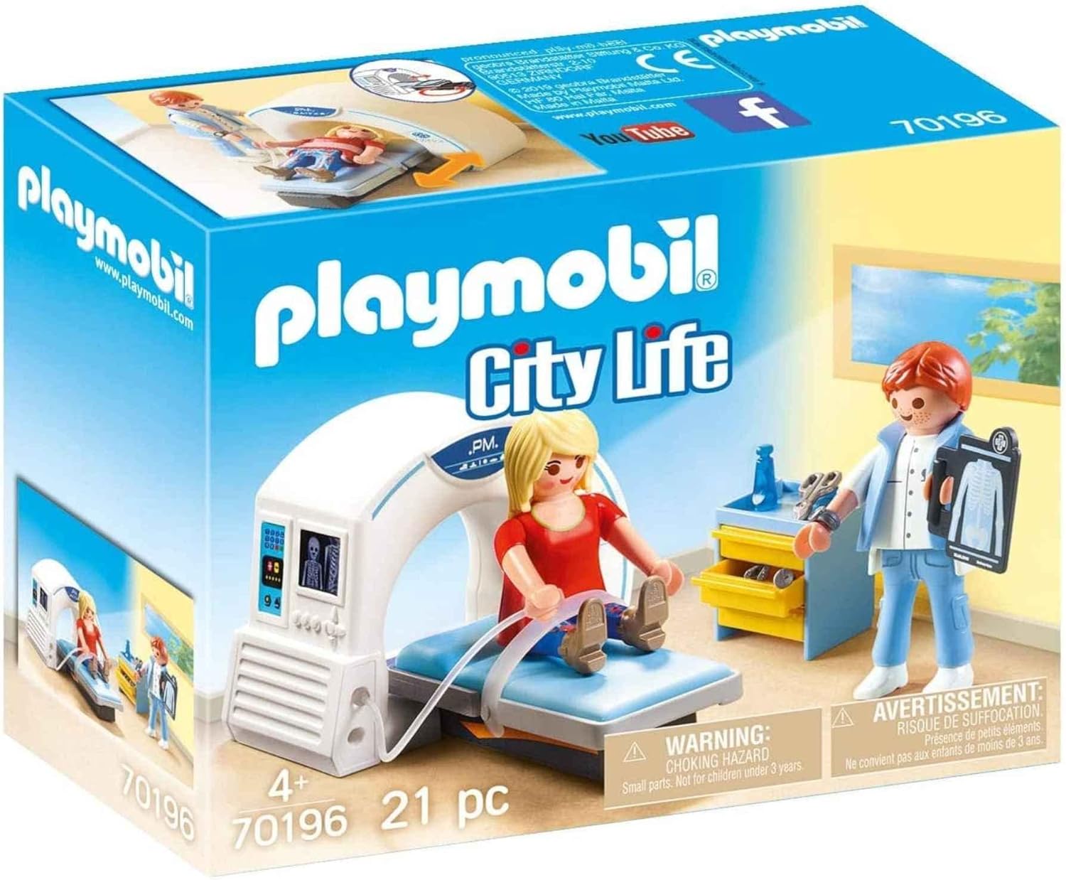 Playmobil MRI Scanner Hospital Set for Kids