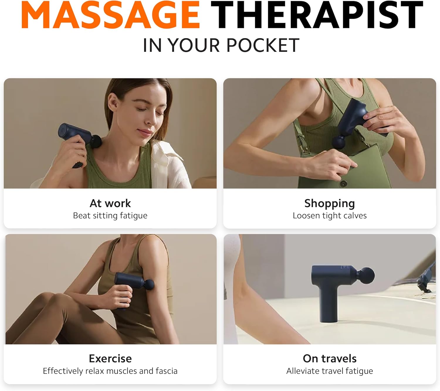 Xiaomi Massage Gun Mini 2 – مسدس مساج محمول وهادئ