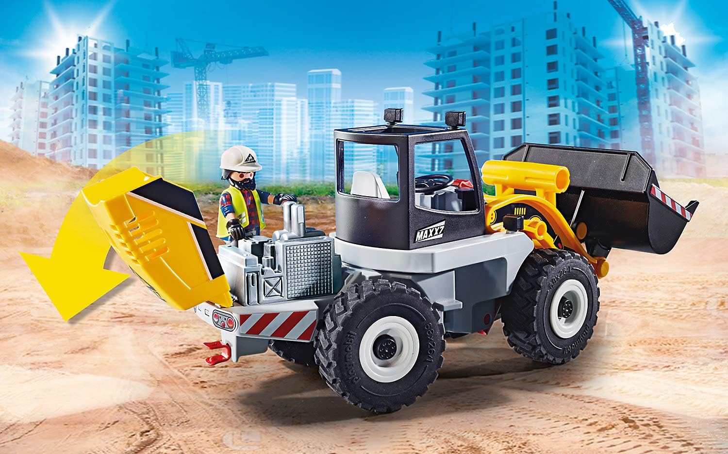 Playmobil Wheel Loader Toy for Kids