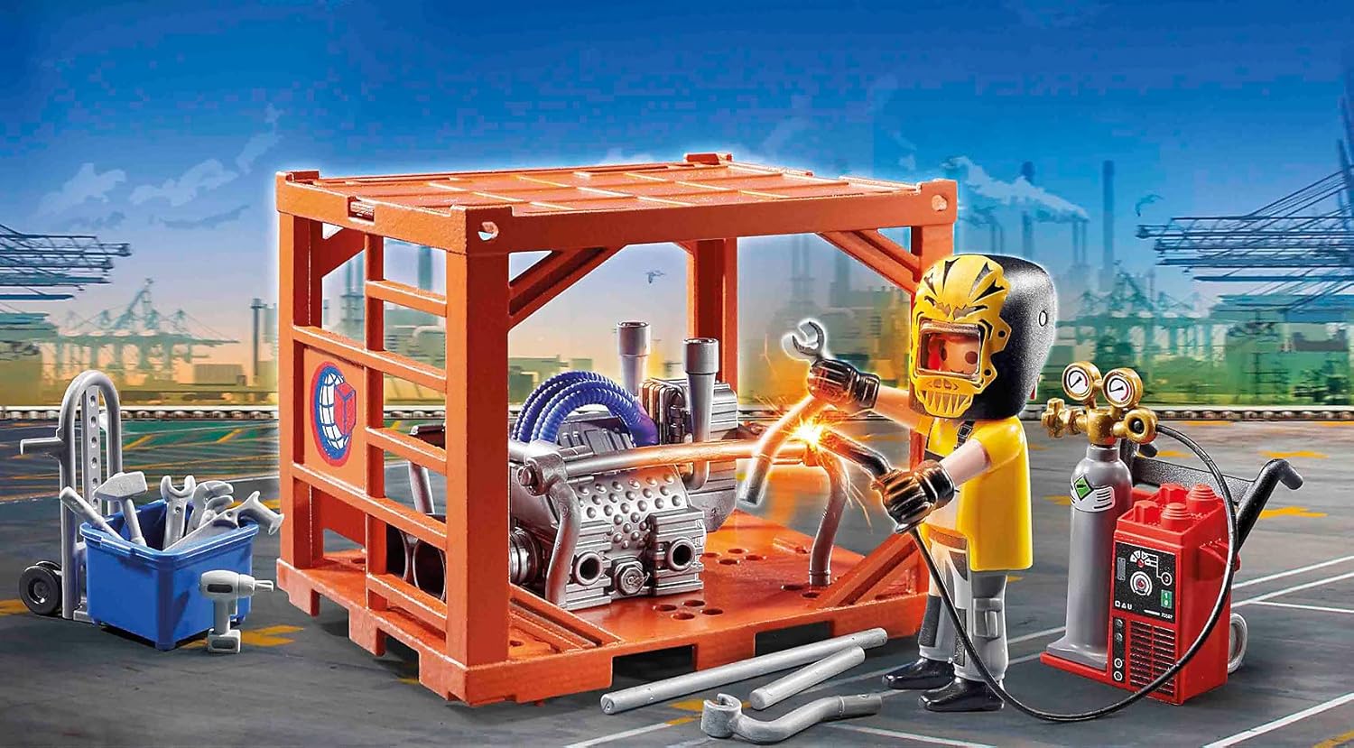 Playmobil 70774 Container Manufacturer - Interactive Toy for Kids