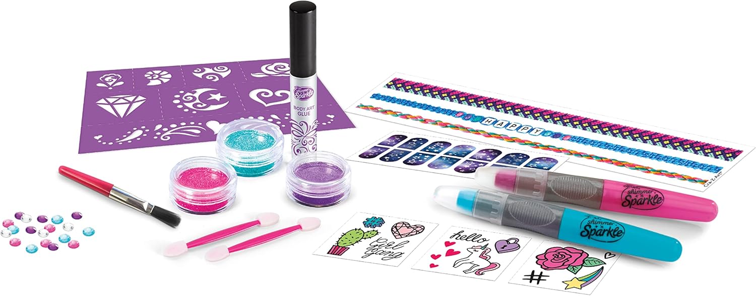 Shimmer ‘N Sparkle 3-in-1 Glitter Beauty Set for Kids