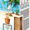 AREON Home Perfume Reed Diffuser 150 ml Tortuga + 10 Rattan Reeds