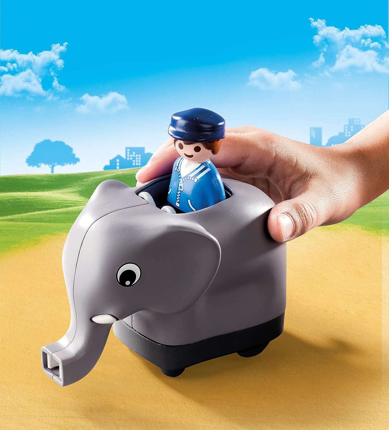 Playmobil 1.2.3 Tierzug - Fun & Educational Toy for Toddlers