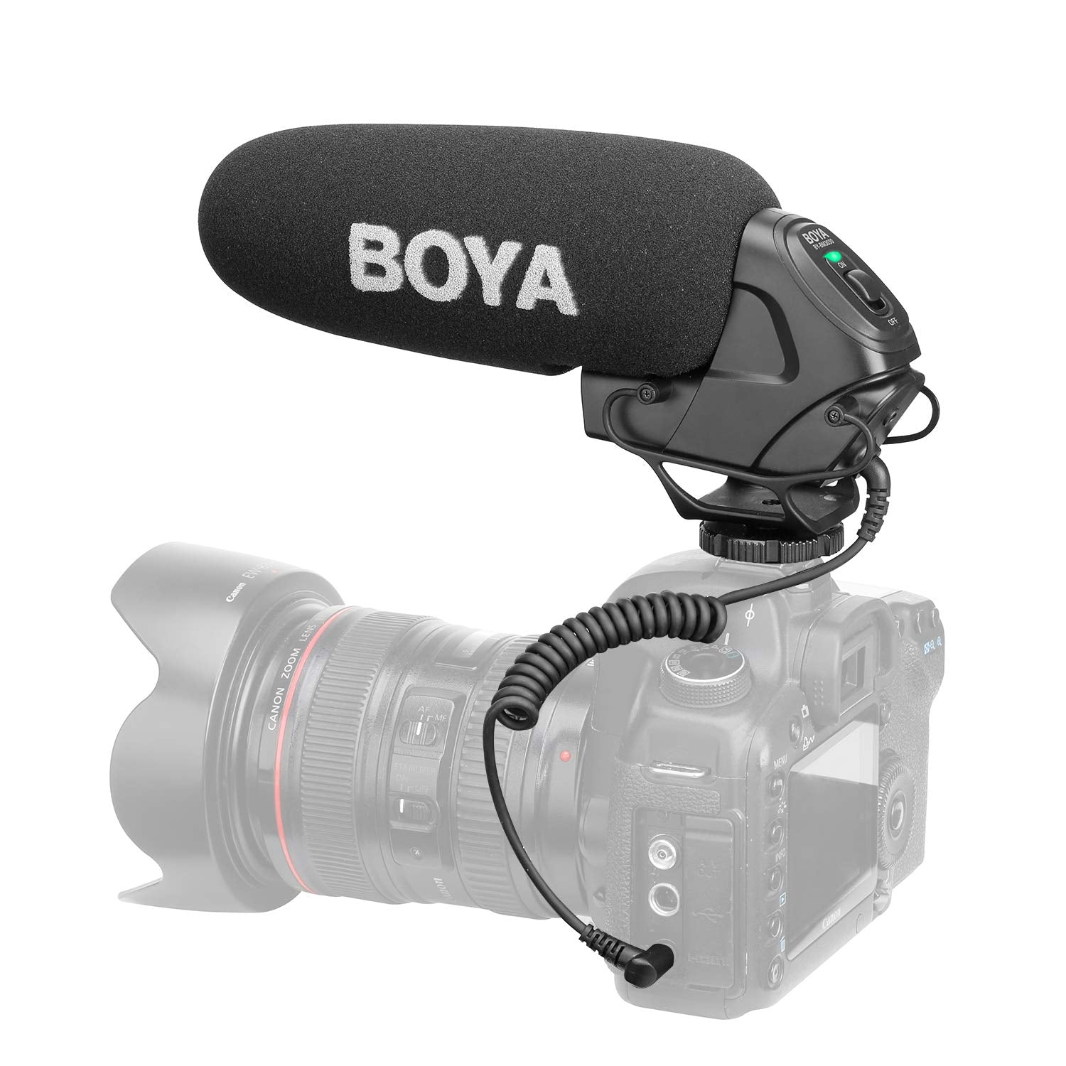 BOYA On-Camera Shotgun Microphone - Black