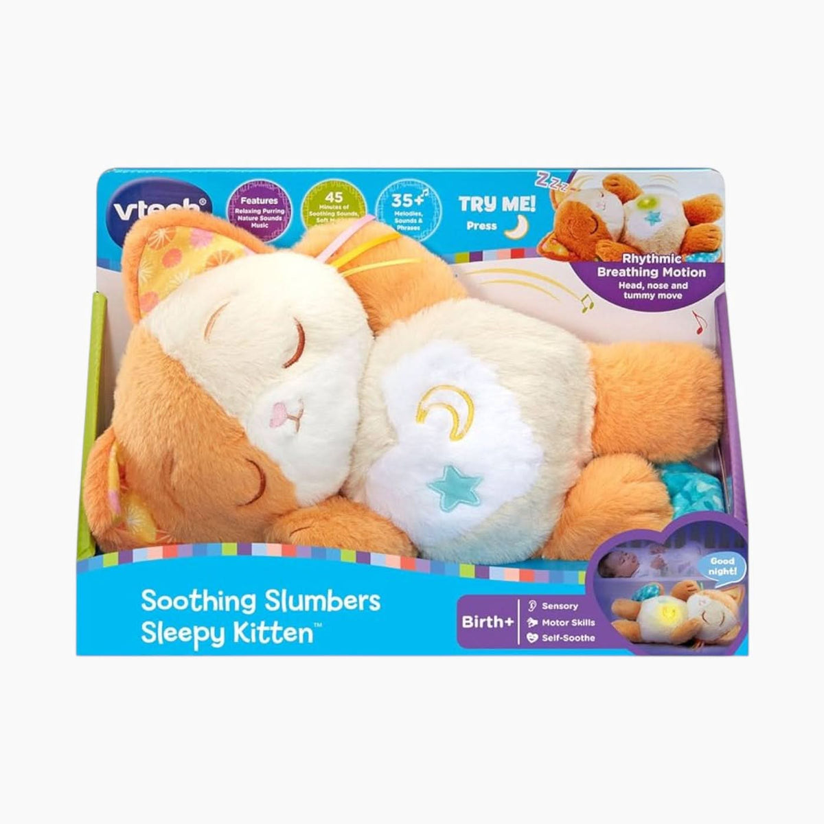 VTech Soothing Slumber Sleepy Kitten Plush Toy