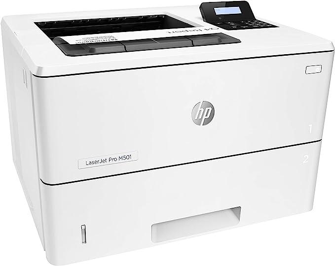 HP LaserJet Pro M501DN Duplex Network Mono Laser Printer - White