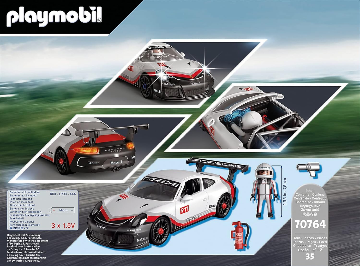 Playmobil Porsche 911 GT3 Cup - Ultimate Racing Thrill