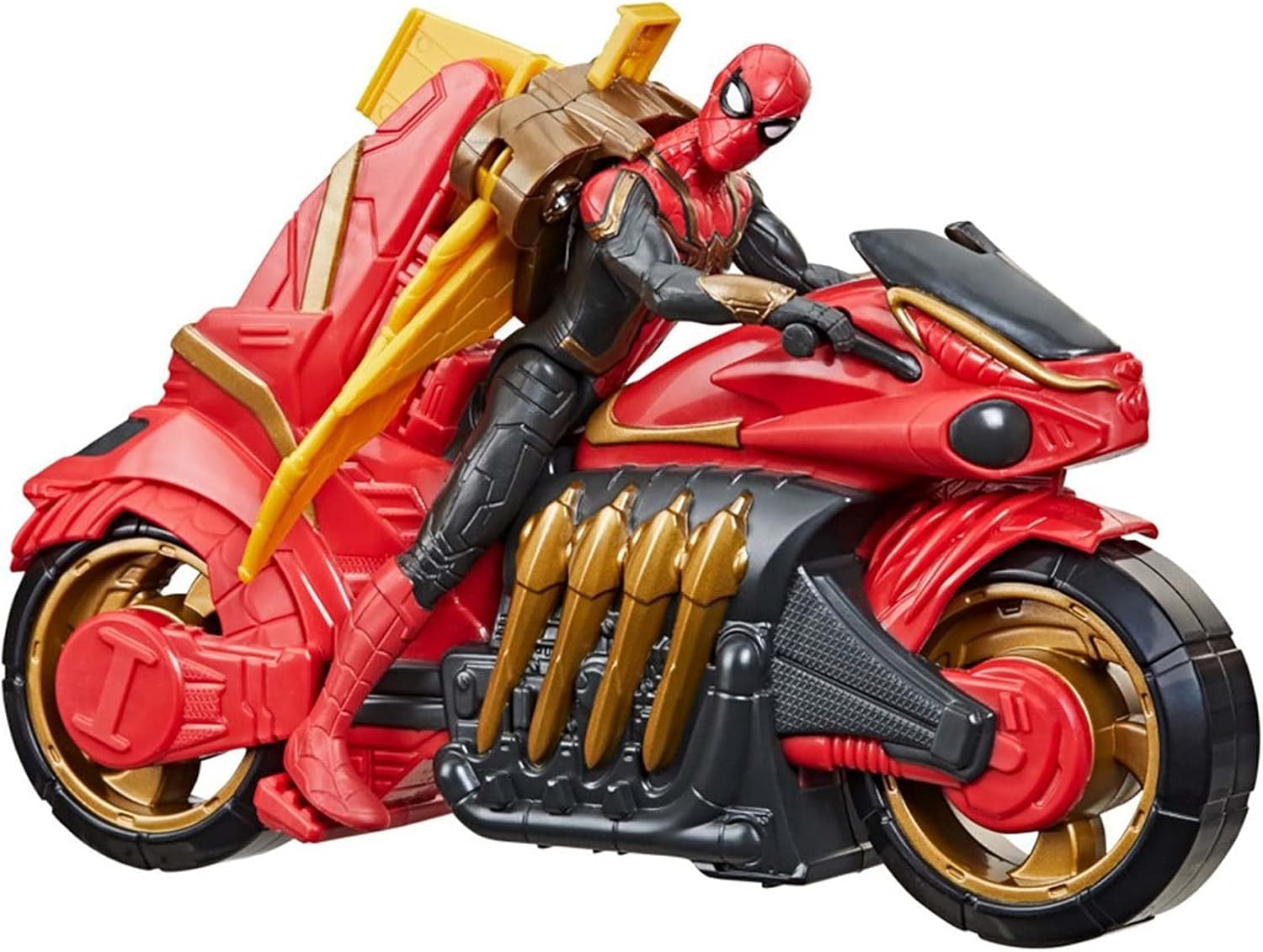 Hasbro Spider-man Deluxe Jet Web Cycle With 6-inch Figure