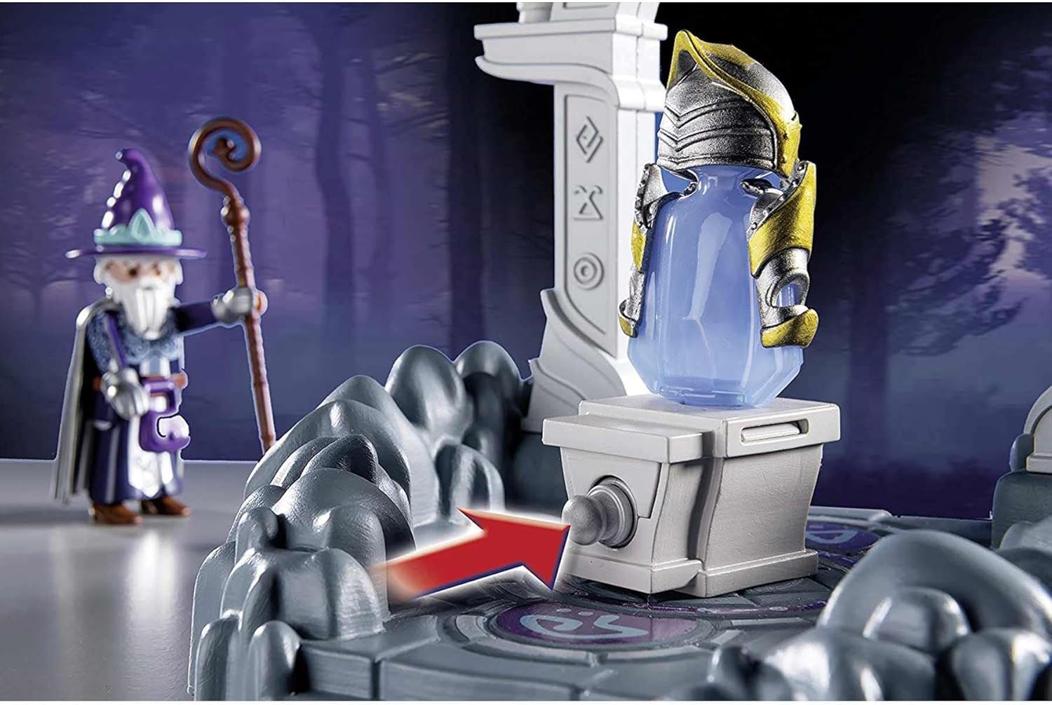 Playmobil Knights Temple of Time with LED Sword - Epic Fun