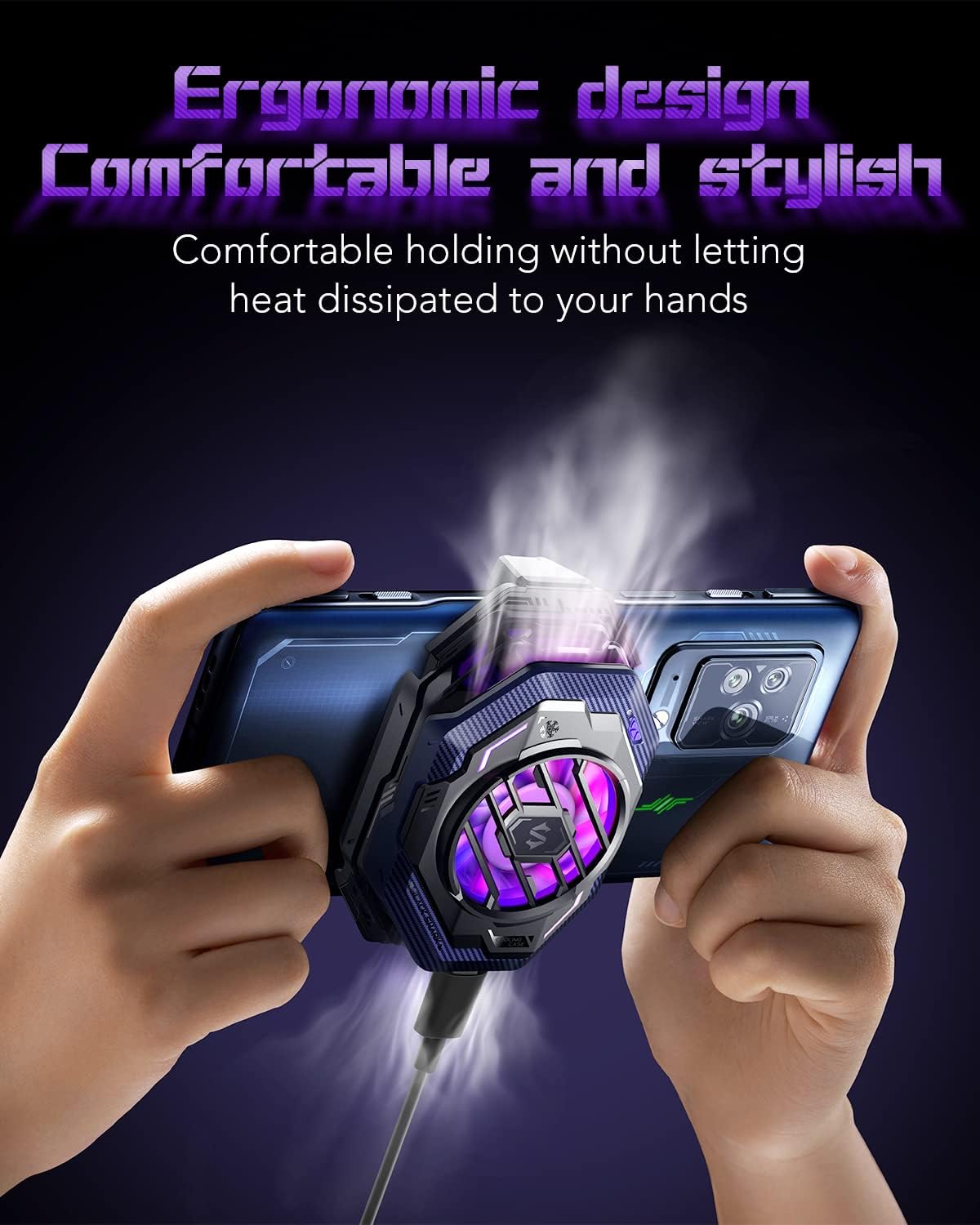 Black Shark Fun Cooler 3 Pro - Powerful Gaming Phone Cooler