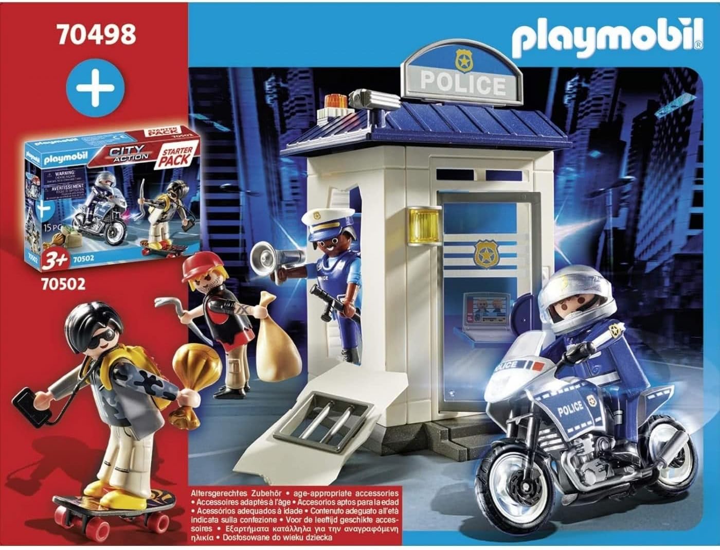 Playmobil Starter Pack Police Station - Fun for Kids 4+