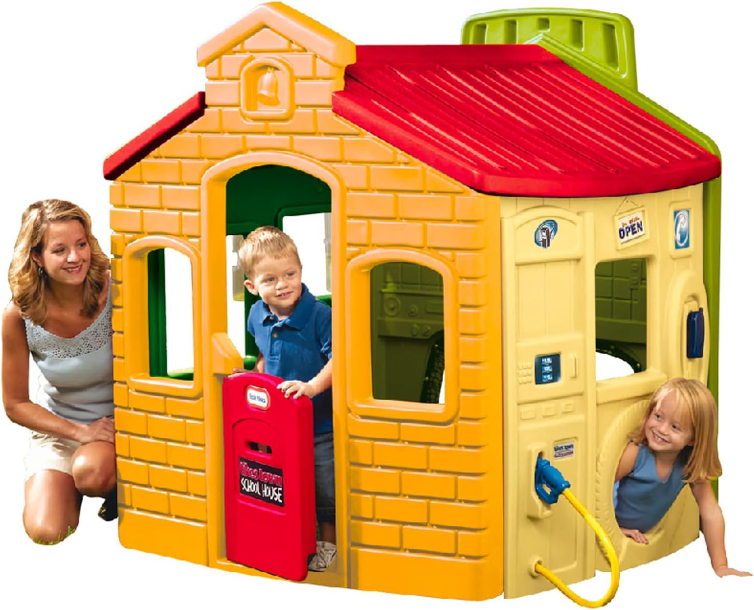 Little Tike Tikes Town Playhouse-evergreen