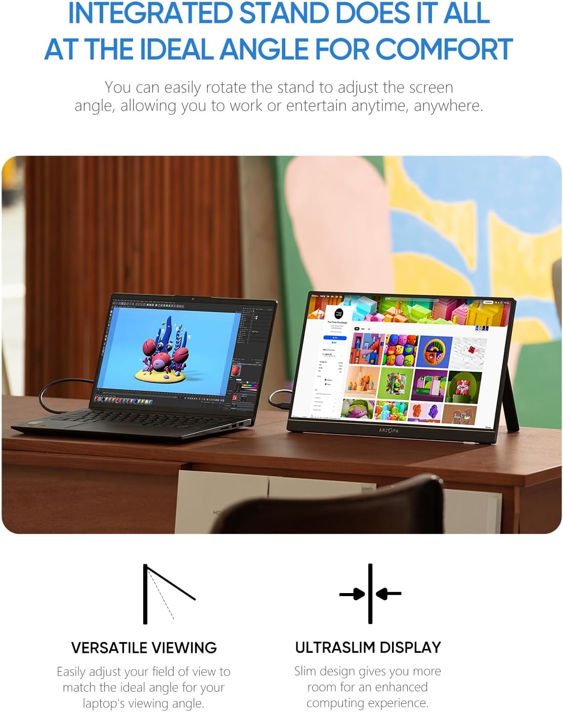 Arzopa Z1FC | 16.1" 144Hz IPS Laptop Portable Monitor