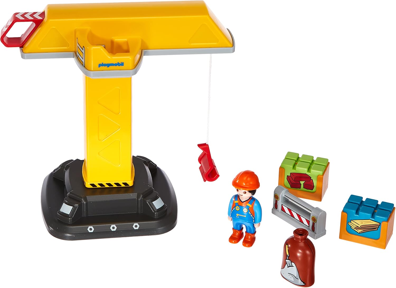 Playmobil 1.2.3 Construction Crane