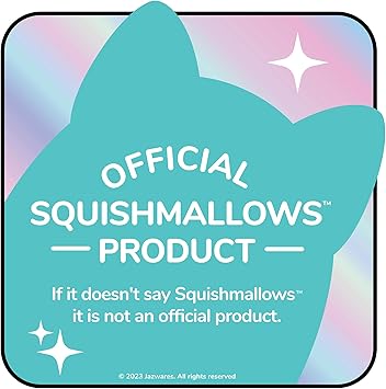 SQUISHMALLOWS MEDIUM PLUSH 12 INCH STACKABLE KAI ORCA - Black