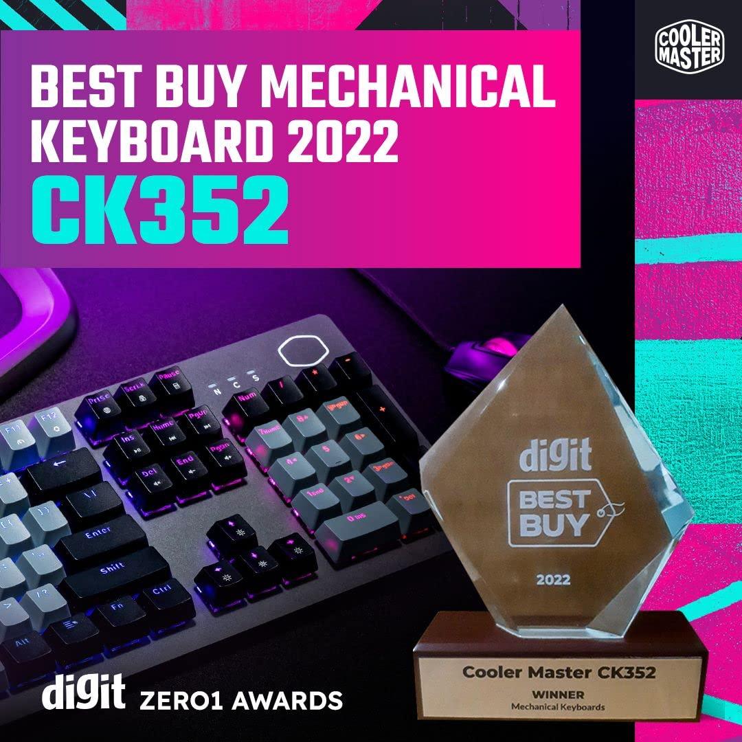 Cooler Master CK352 Gaming Mechanical Keyboard Blue Switch with RGB Backlighting