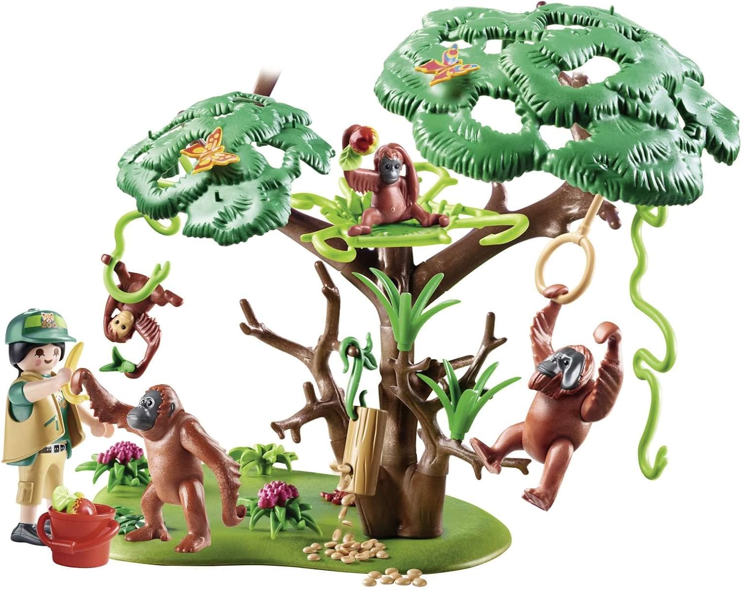 Playmobil Family Fun Orangutans with Tree – Fun for Kids 4+