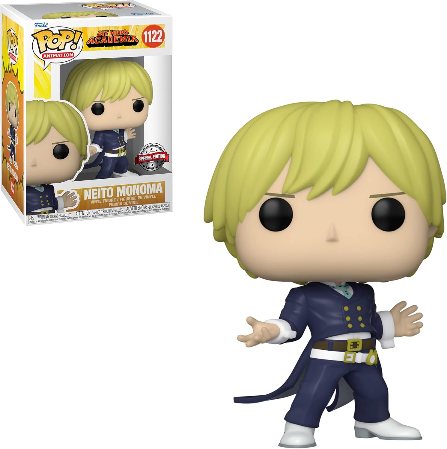 Funko Pop Neito Monoma My Hero Academia Exclusive Vinyl Figure