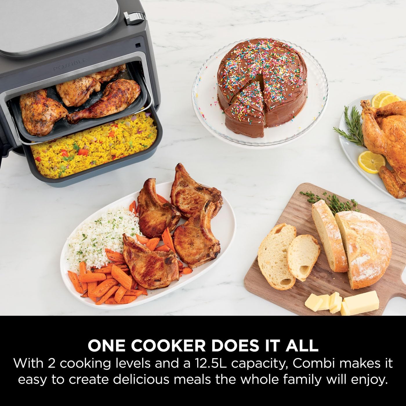 Ninja Combi SFP700UK 12-in-1 Multi-Cooker & Air Fryer