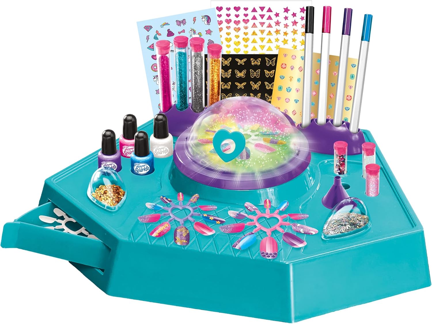 Shimmer N Sparkle Nail Art Studio for Creative Kids