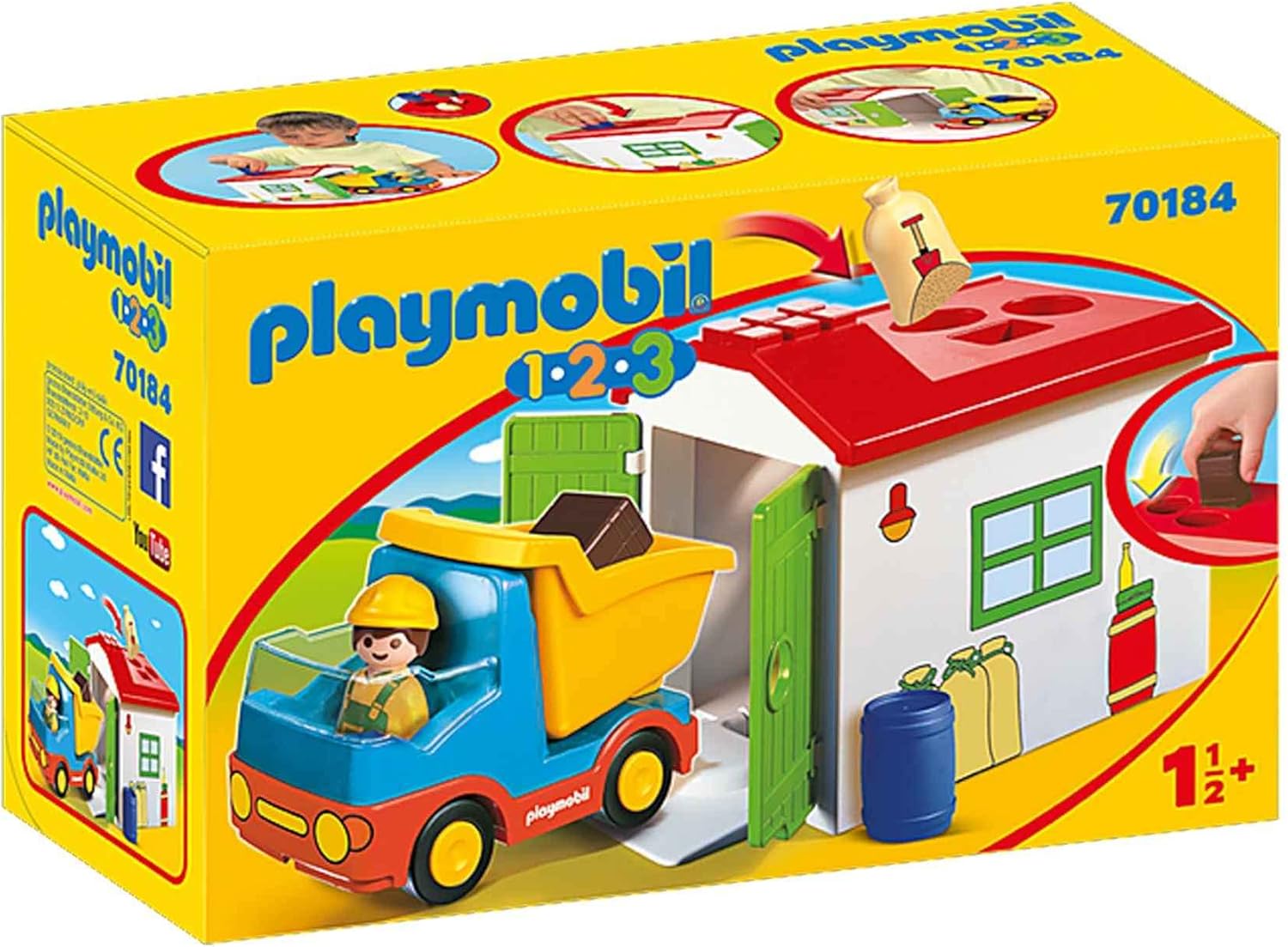 Playmobil 1.2.3 Construction Truck - Fun Learning for Toddlers