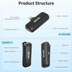 BOYA Wireless Lavalier Lapel Microphones for iPhone iPad Noise Reduction