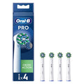 Oral-B Cross Action Electric Toothbrush Head With Clean Maximiser Technology Pack Of 4 - White