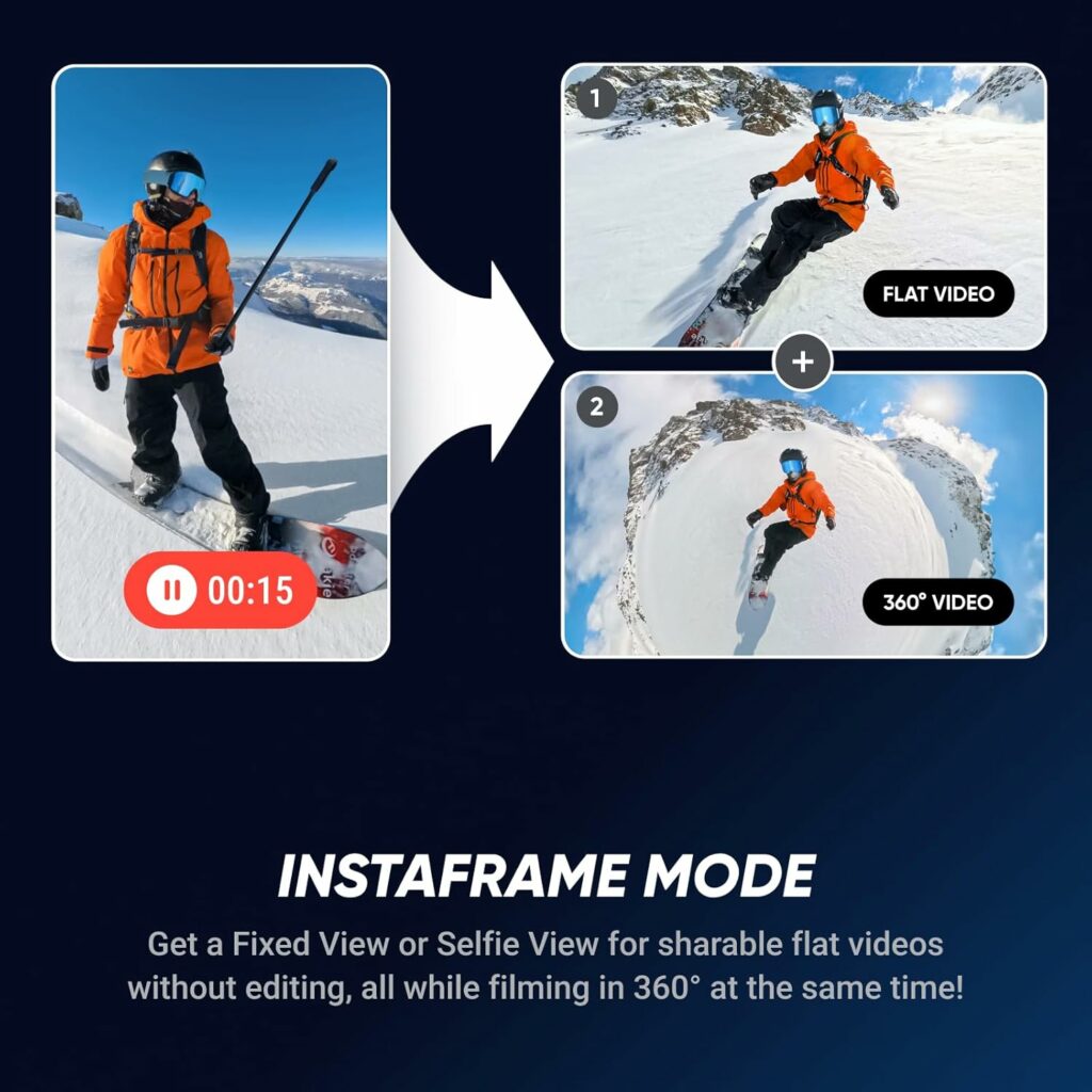 Insta360 X5 8K 360° Waterproof Action Camera | Standard Kit