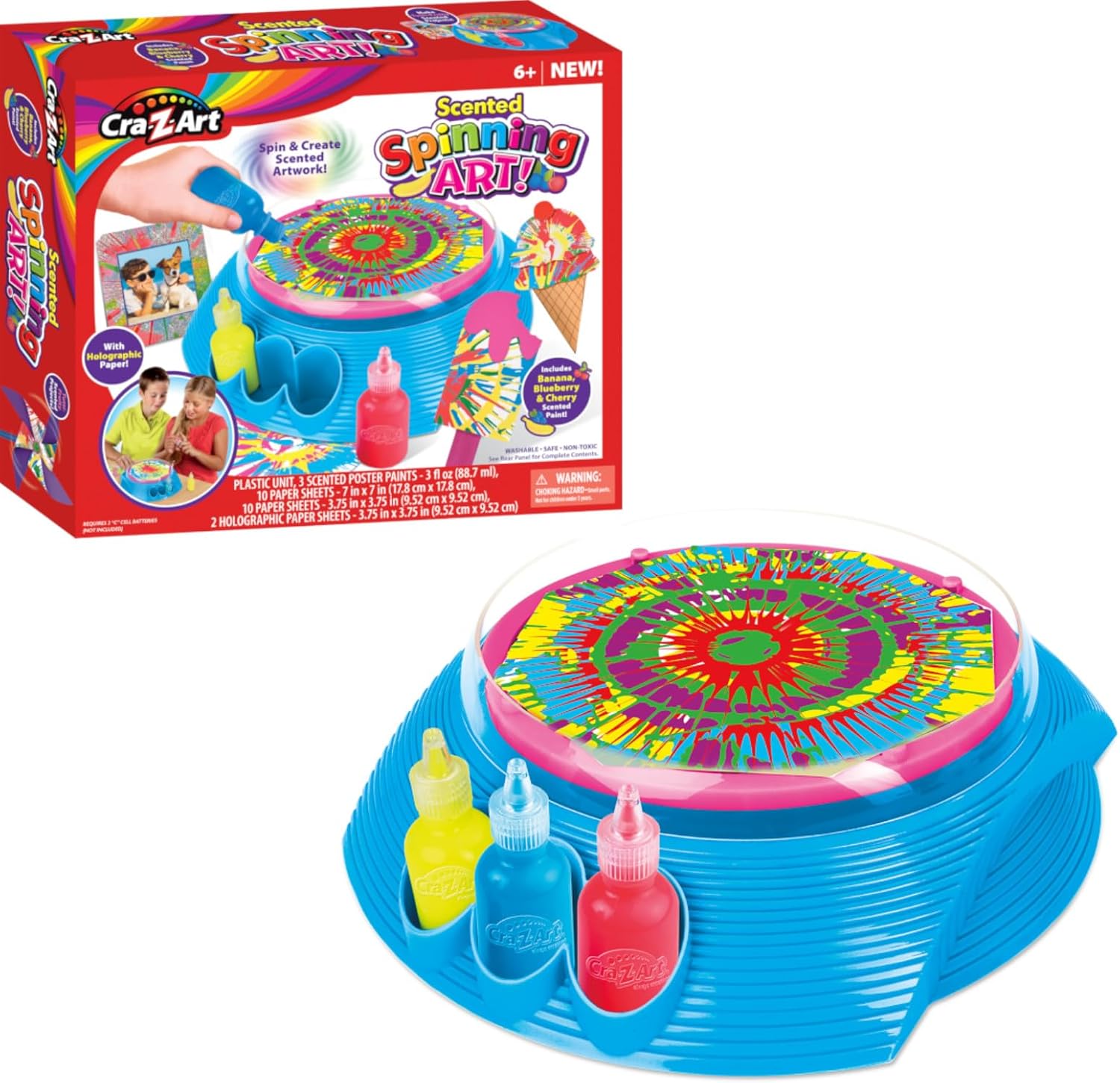 Cra-Z-Art Scented Spinning Art Machine - Creative Fun with Scents