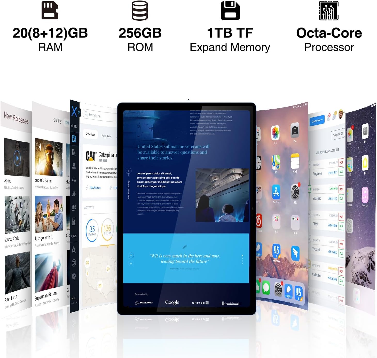 DOOGEE T10 Plus 20GB RAM (8GB+Up to 12GB Extended RAM) 256GB ROM