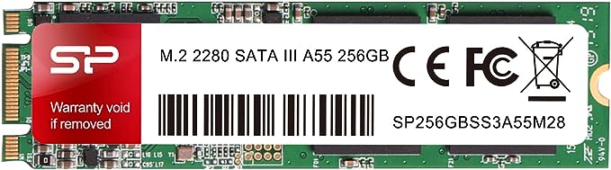 قرص صلب Silicon-Power M.2 سعة 256 جيجابايت A55