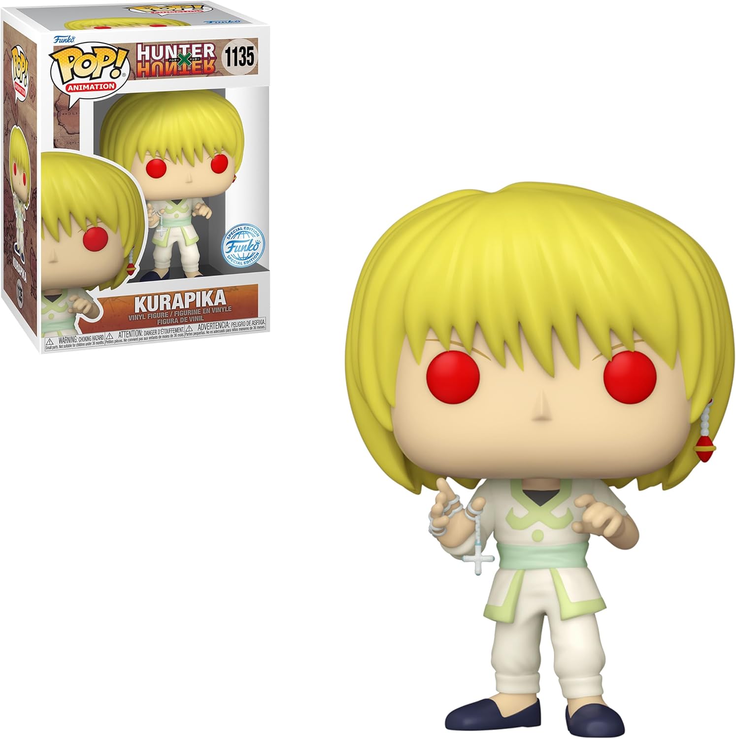 Funko Pop! Kurapika Scarlet Eyes  Exclusive Figure