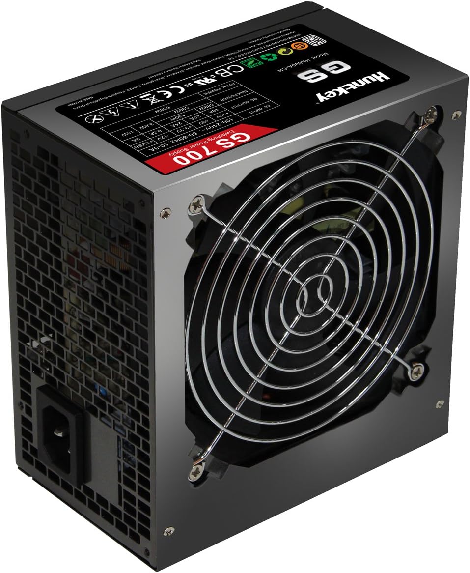 Huntkey GS-700 Power Supply 700W +12V Single-Rail - Black