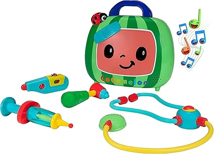 CoComelon Musical Checkup Case Doctor Roleplay Toy for Kids - Green