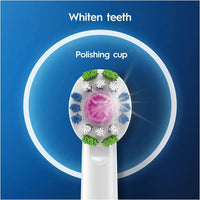 Oral-B 3D White Electric Toothbrush Heads with CleanMaximiser Technology – 8 Pack