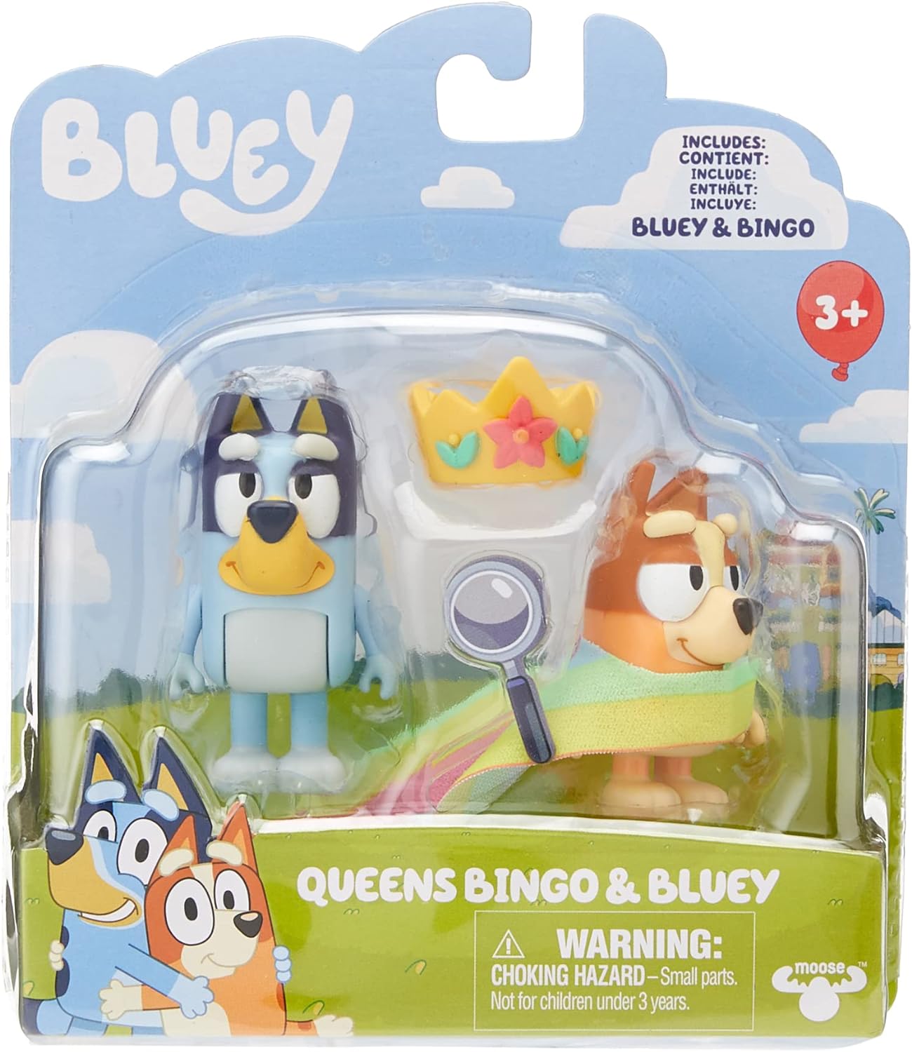 Bluey Queens – مجموعة شخصيات كوين بلوى وبينغو