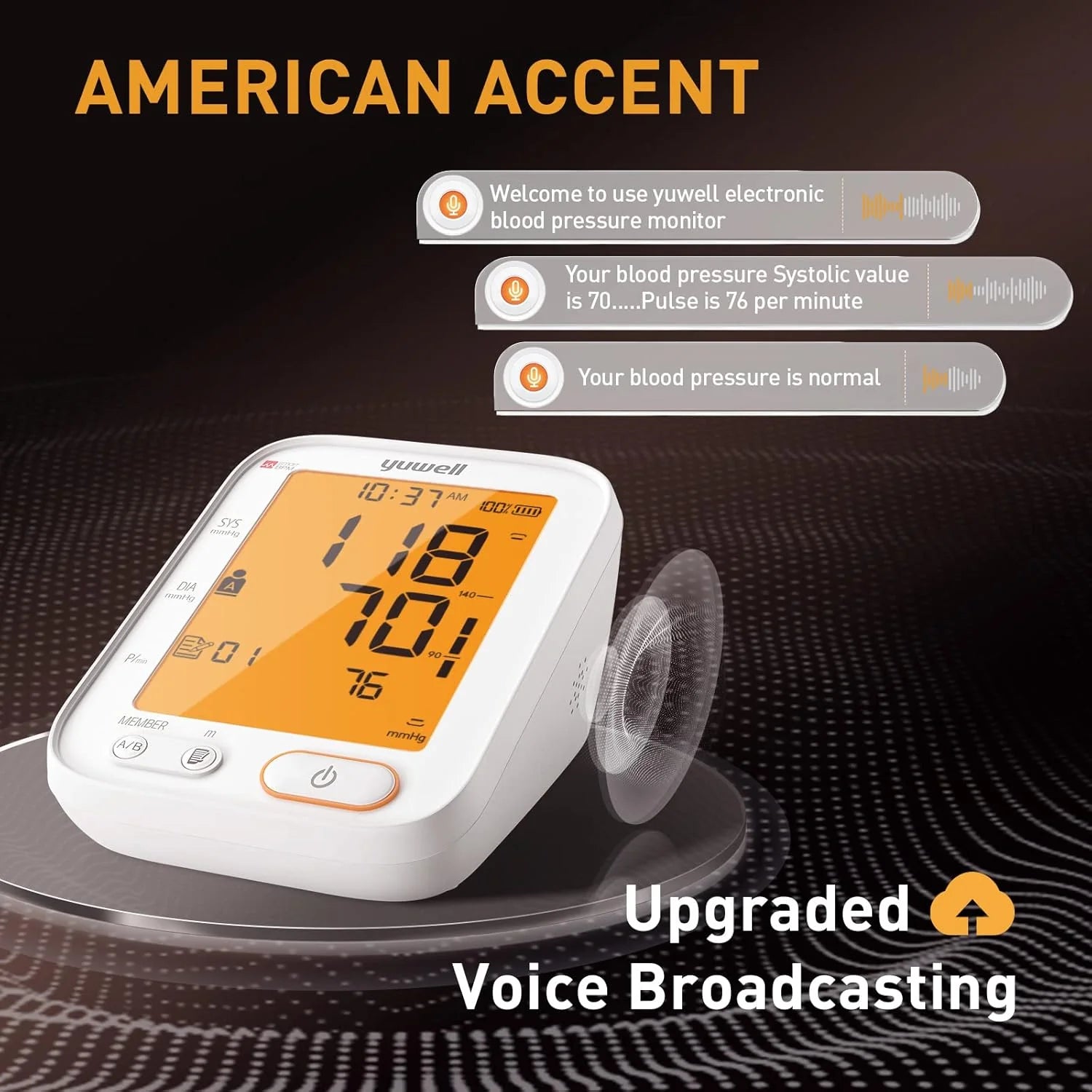 Electronic Blood Pressure Monitor YE680B - Yuwell