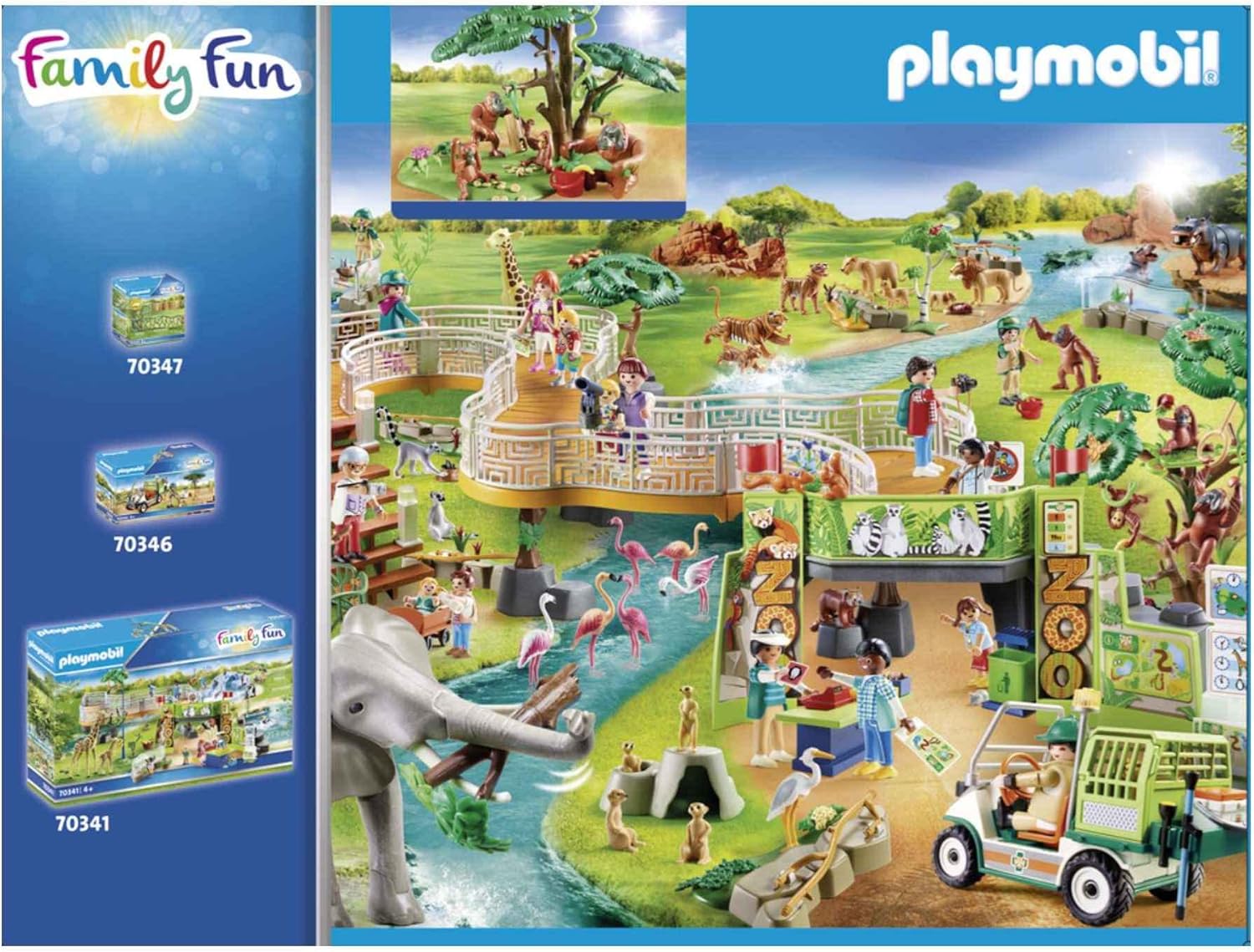 Playmobil Family Fun Orangutans with Tree – Fun for Kids 4+