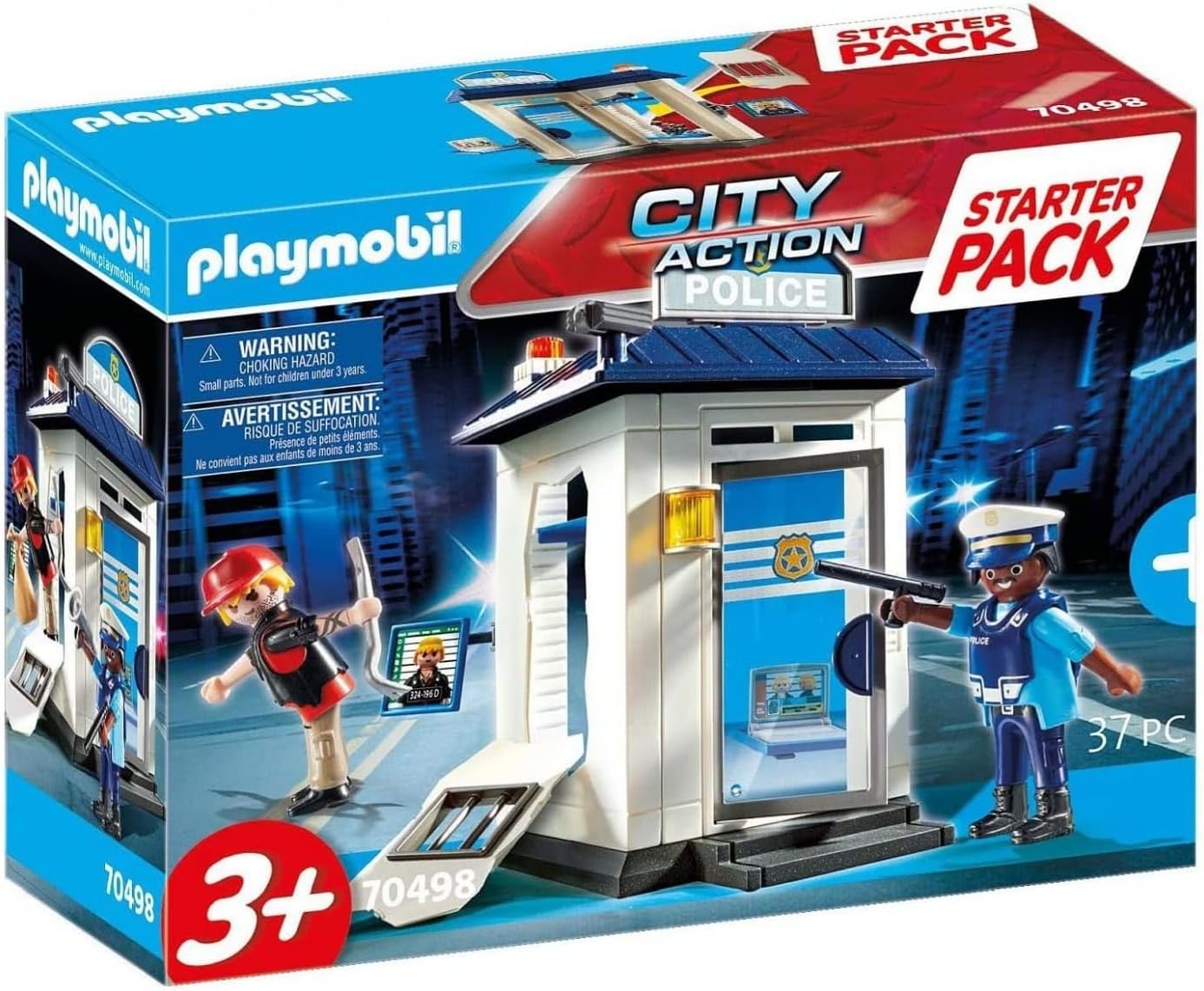 Playmobil Starter Pack Police Station - Fun for Kids 4+