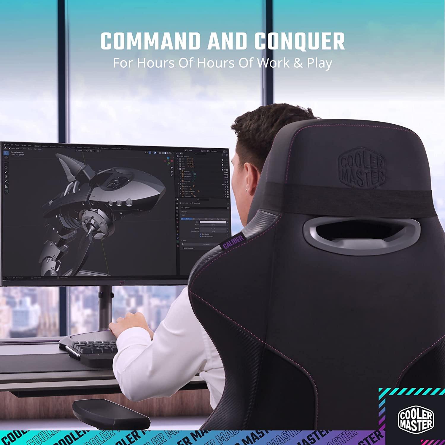 Cooler Master Caliber X2 Premium Gaming Chair (Gray)