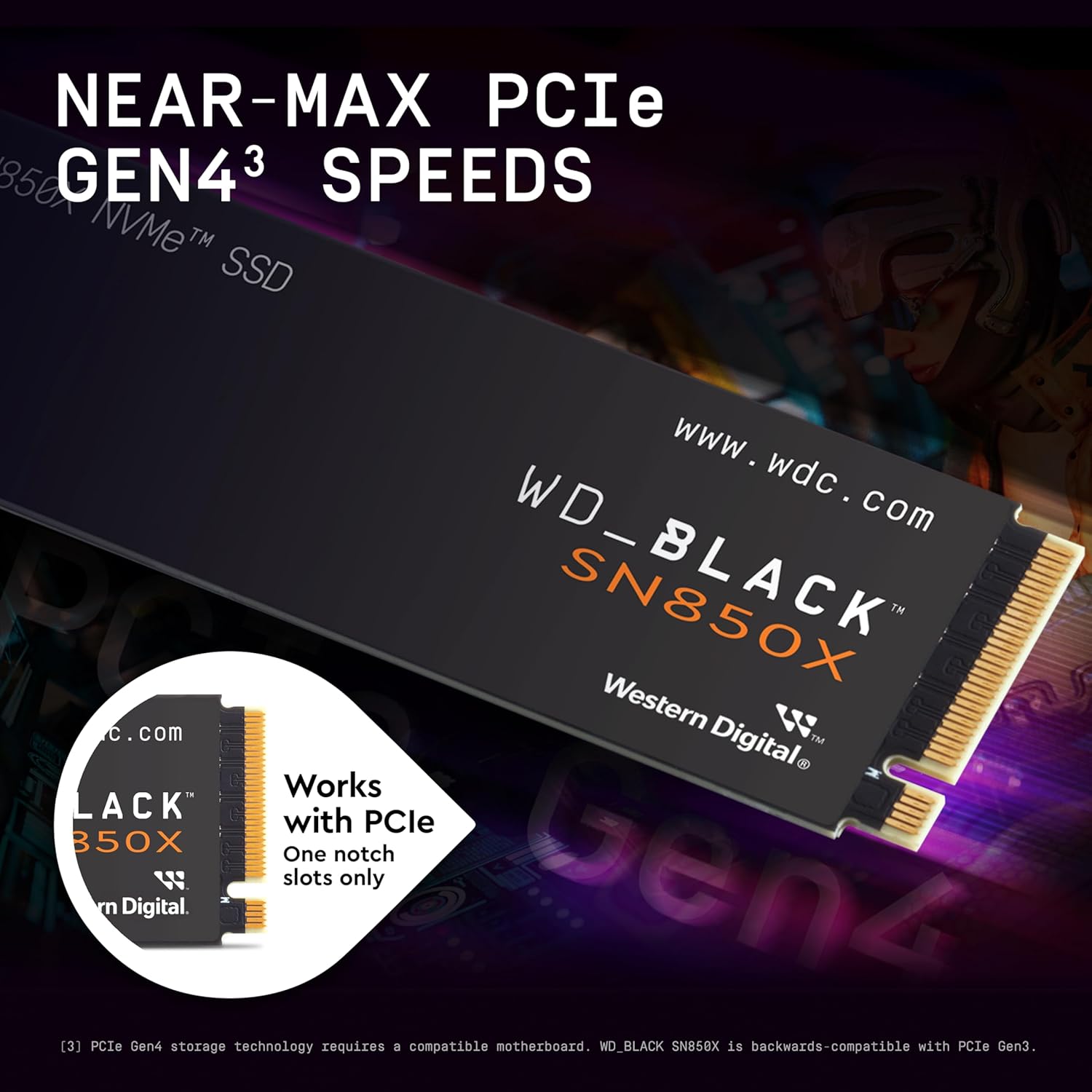 WD_BLACK SN850X 1TB NVMe SSD – Gen4 Gaming Speed Beast