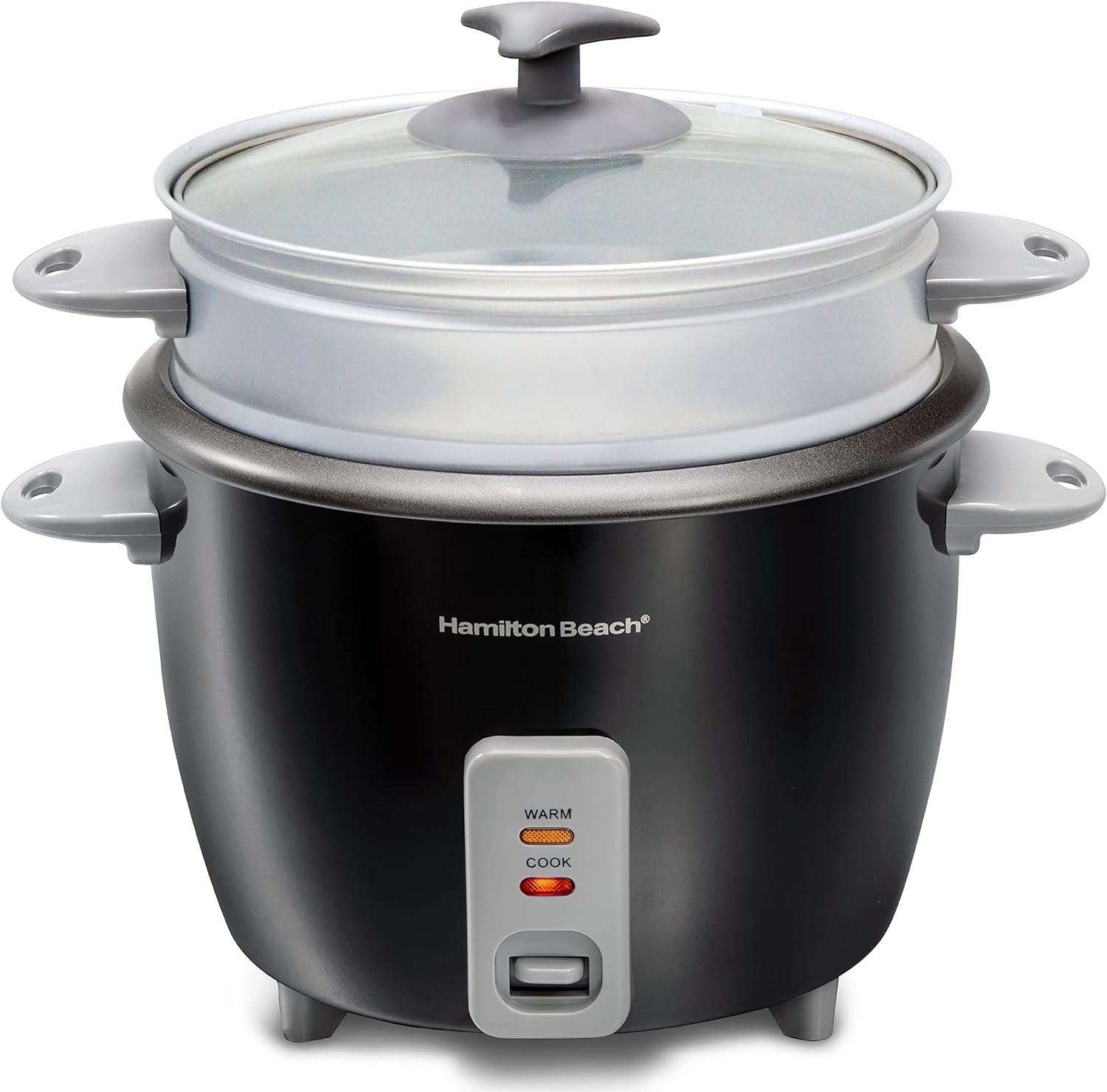 Hamilton Beach Rice Cooker & Steamer 1.5L / 500W - Black