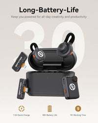 Hollyland Lark M2S Ultimate Combo (Camera RX+Lightning RX) Wireless Lavalier Microphones