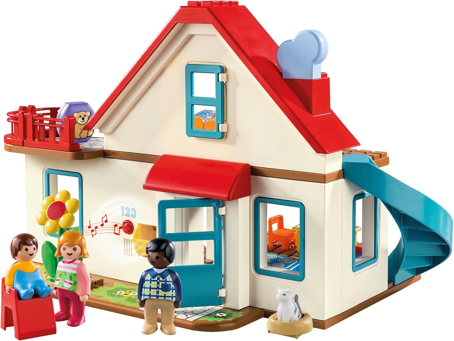 Playmobil 1.2.3 Familienheim - Safe & Fun Toy for Toddlers