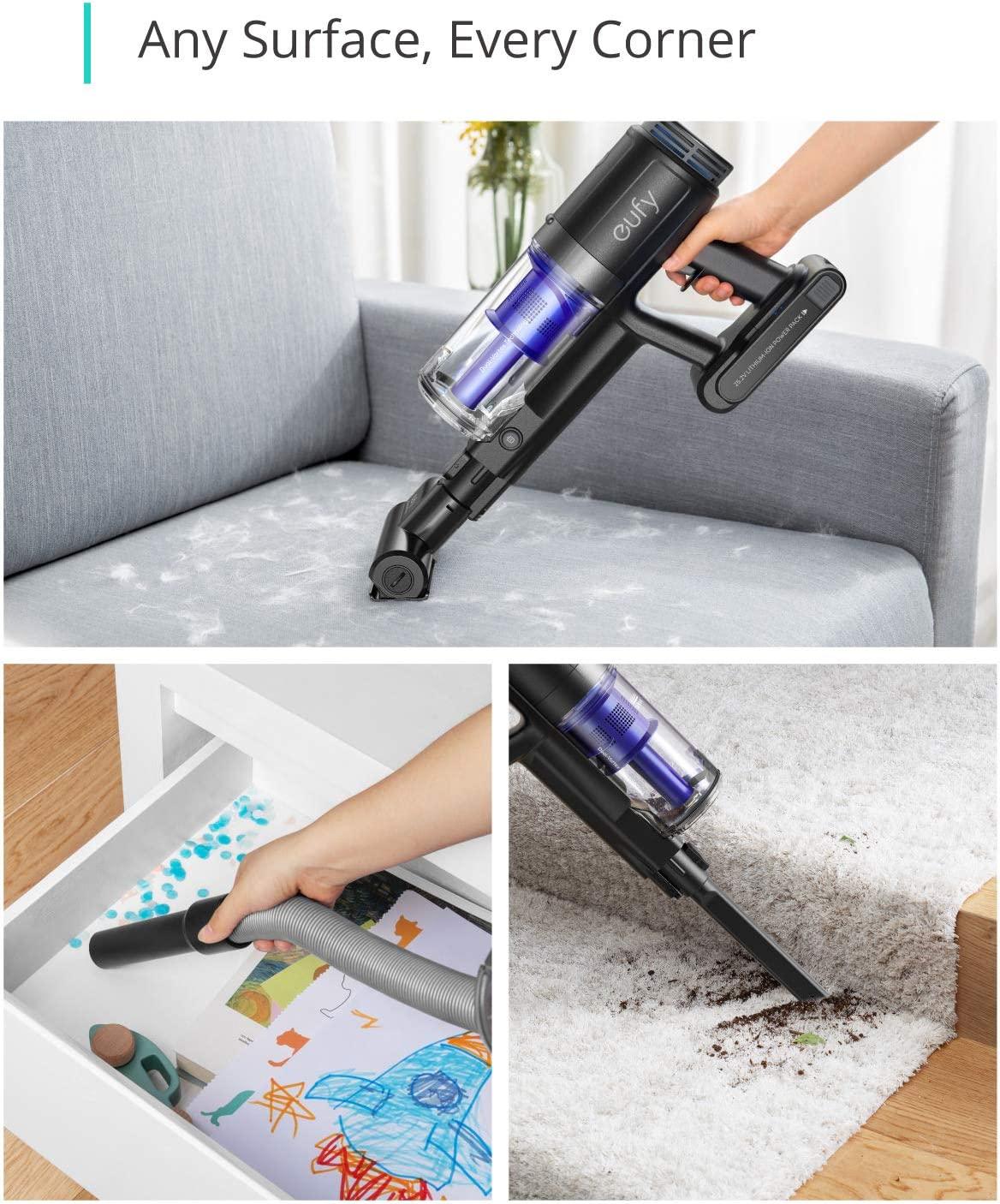 Anker Eufy HomeVac S11 Go Lightweight Cordless Vacuum -  Black