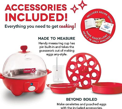 Dash RAPID EGG COOKER - RED