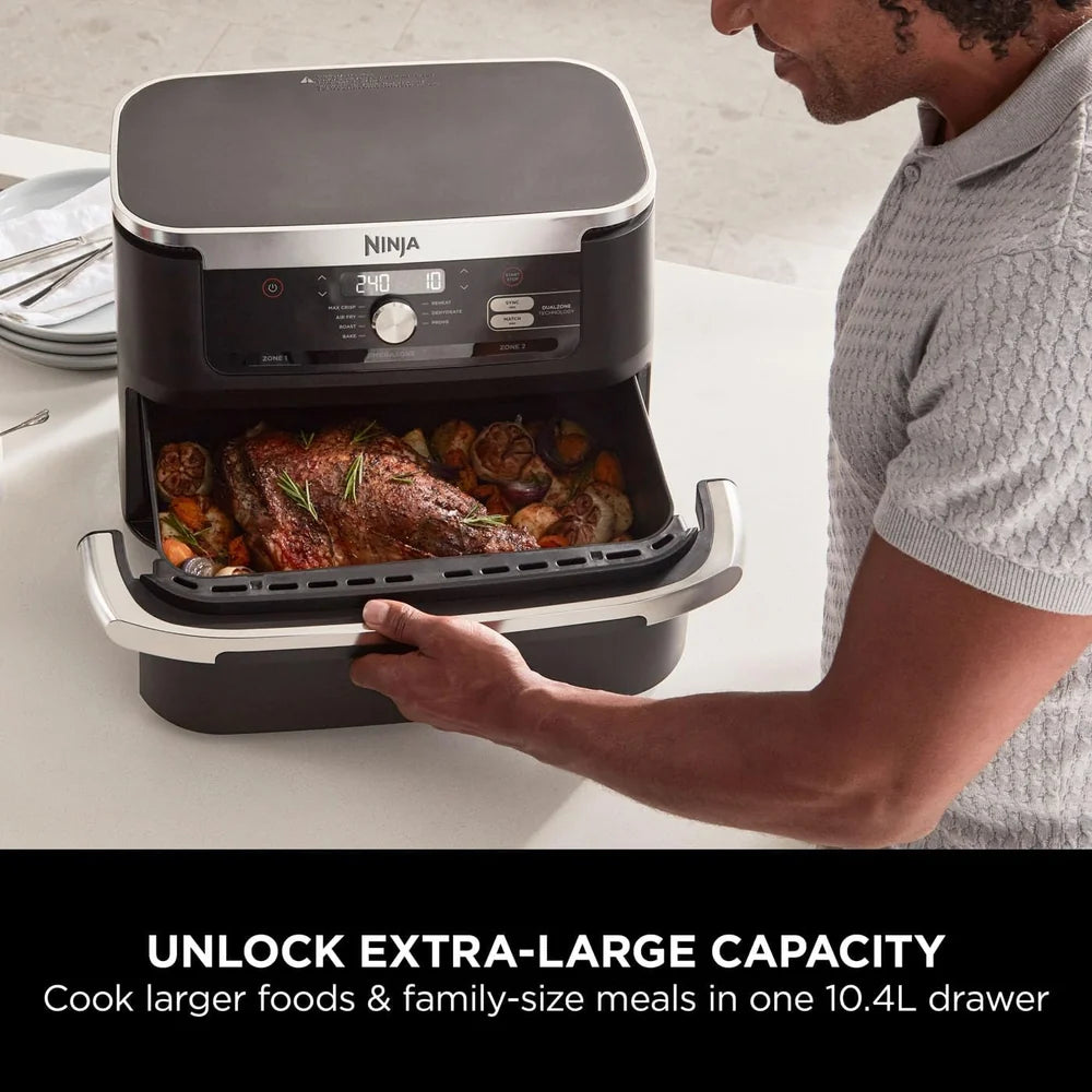 Ninja Foodi FlexDrawer Dual Air Fryer 10.4L AF500ME