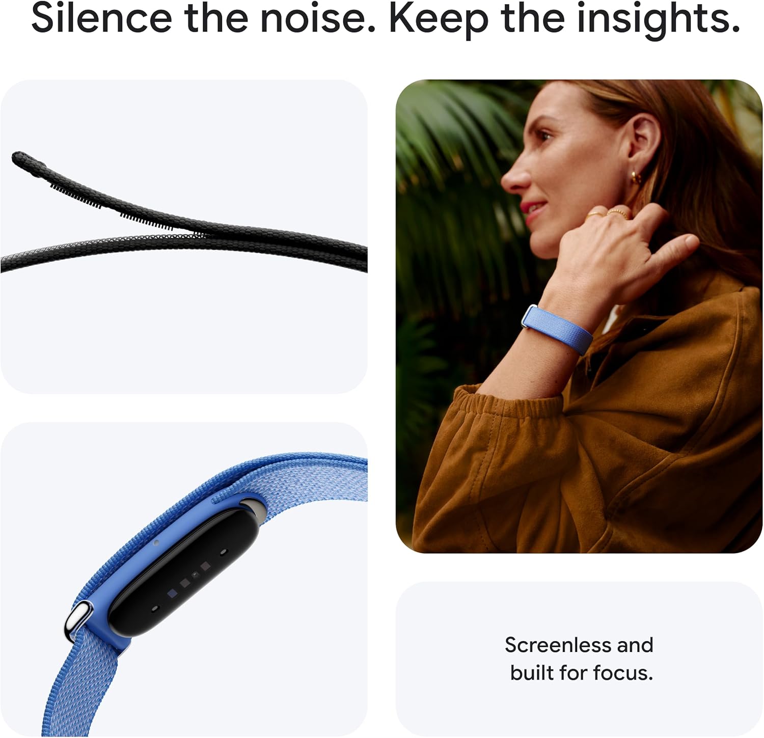 Google Fitbit Air Special Edition Stephen Curry - Screenless Fitness Tracker (Rye)