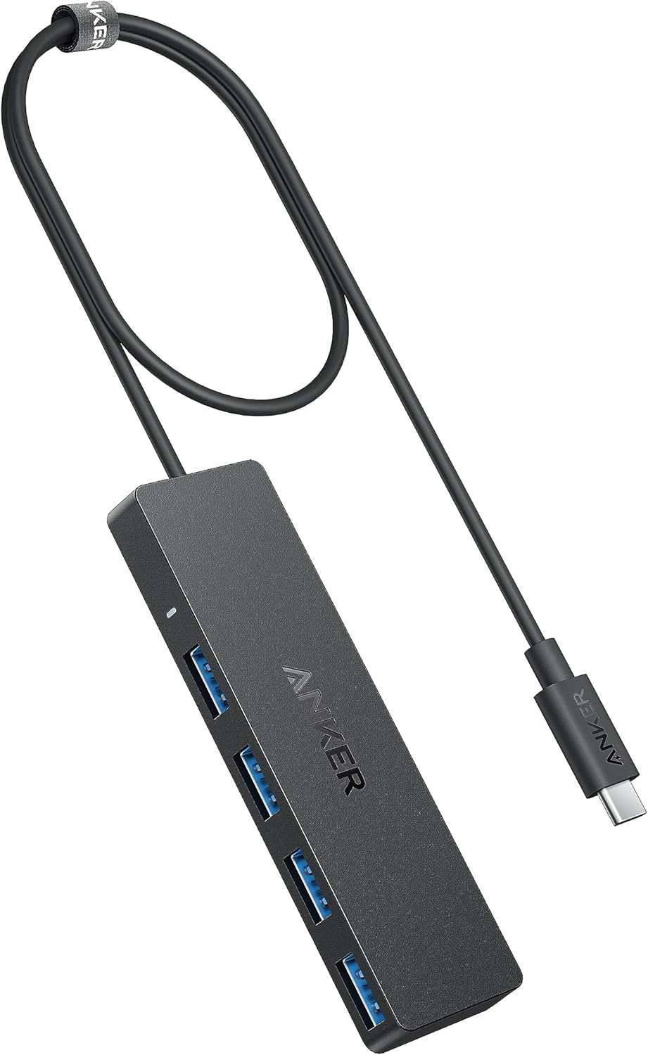 Anker USB-C Hub 4-in-1 5Gbps – 4x USB 3.0 Ports | 2ft Cable | Plug & Play