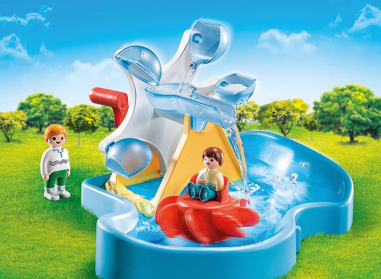 Playmobil 1.2.3 Aqua Wasserrad Karussell